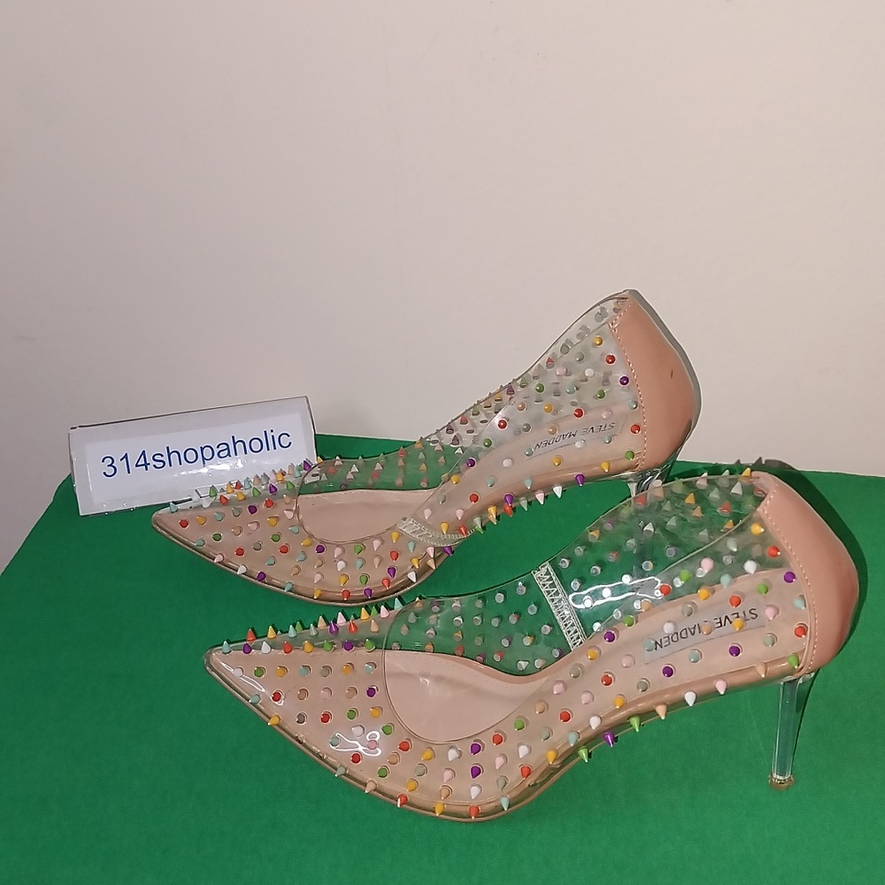 Steve Madden Multicolor Spiked Heels